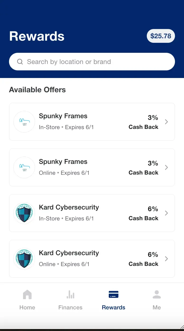 Rewards List